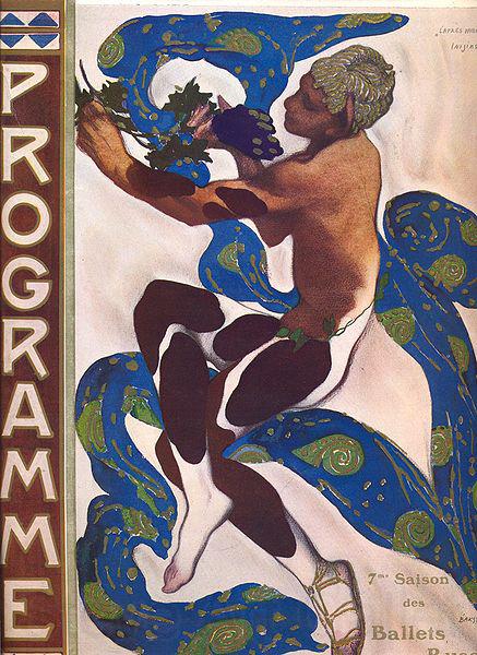 Leon Bakst in the ballet Afternoon of a Faun 1912 France oil painting art